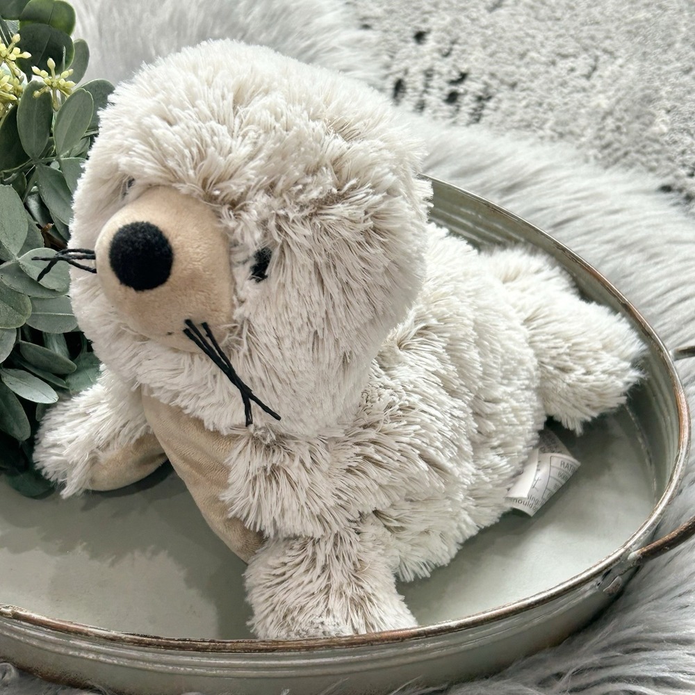 Warmies‎ Microwavable Seal Weighted Lavender Scented Heatable Plush Animal